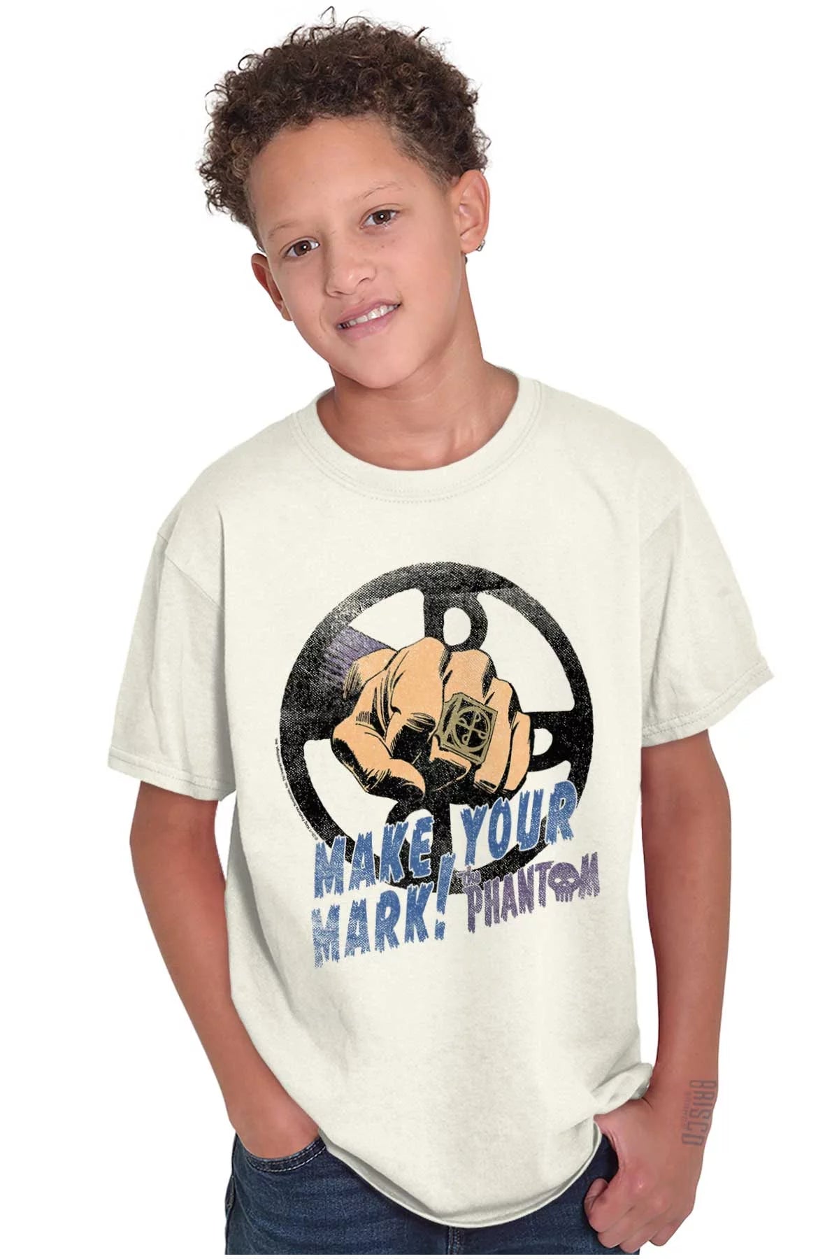 The Phantom Make Your Mark Retro Crewneck T Shirts Boy Girl Teen Brisco Brands L