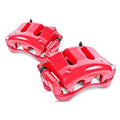 Power Stop Rear Pair of Red Powder Coated Calipers WM70510