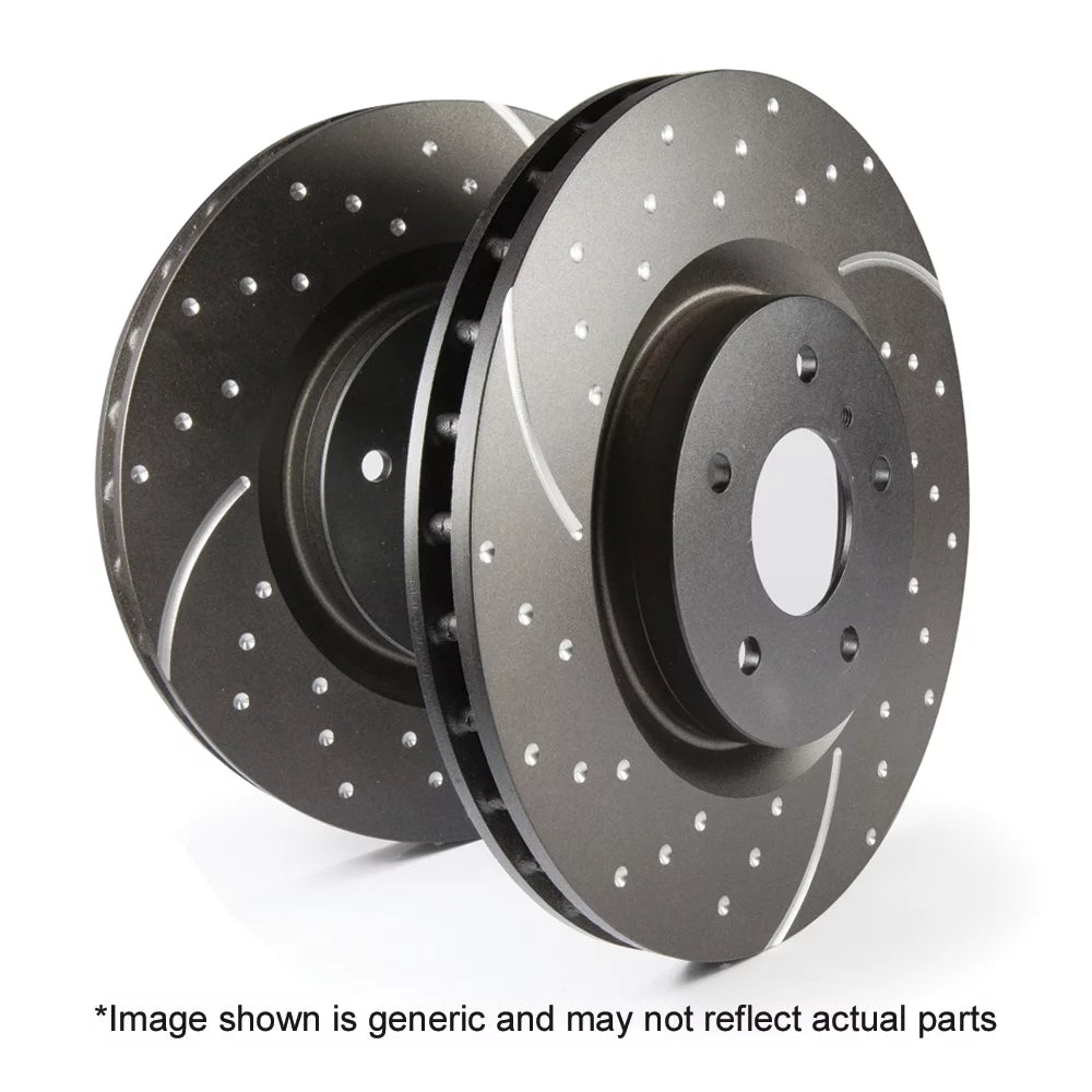 EBC Brakes GD Series Slotted and Dimpled Sport Rotors (Pair) Fits select: 2017-2022 FORD F450