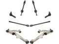 Front Control Arm Sway Bar Link Tie Rod Kit 8 Piece - Compatible with 2011 - 2012 Ram 1500 4WD