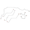 06-09 Ram 2500/3500 4wd, AWABS, Non-Hydraboost, Front Brake Line Kit-WKT0602SS