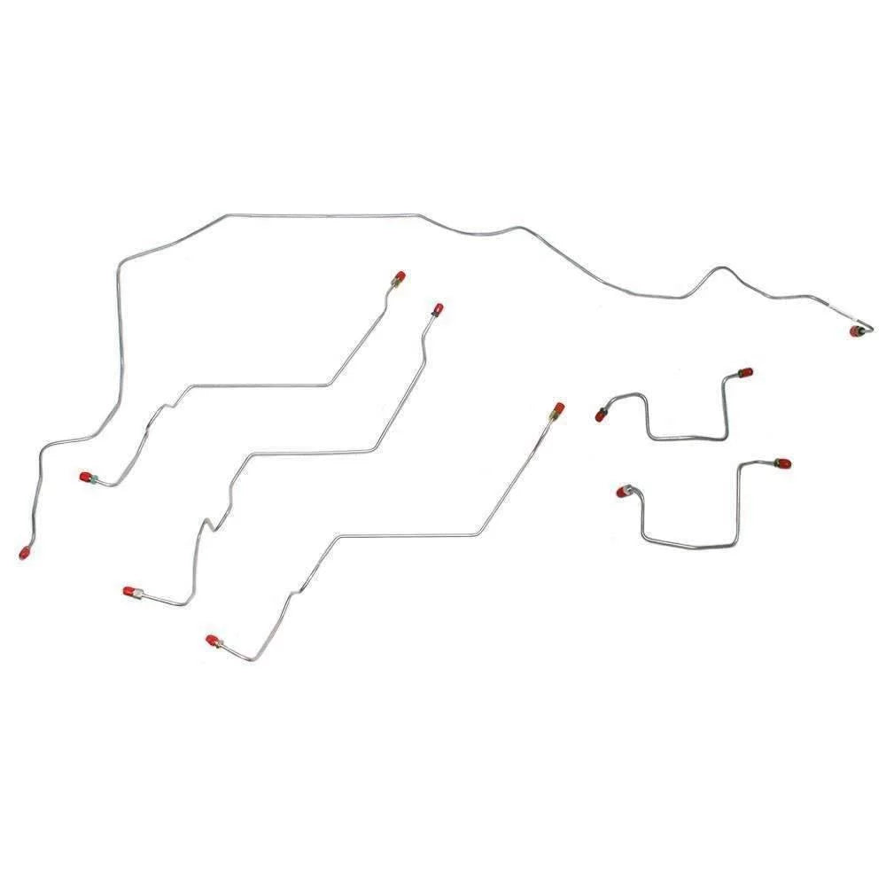 06-09 Ram 2500/3500 4wd, AWABS, Non-Hydraboost, Front Brake Line Kit-WKT0602SS