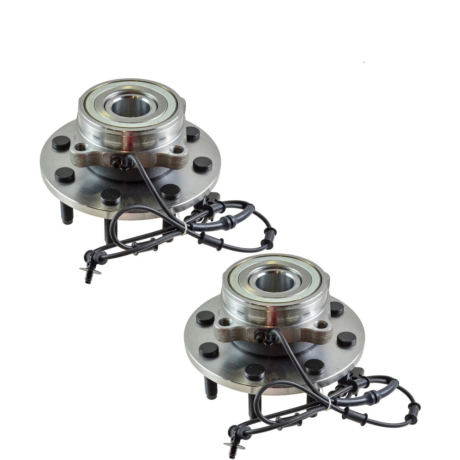 Teledu 2 Front Wheel Bearing and Hubs For Dodge Ram 1500 Ram 2500 Ram 3500 4WD 8 lug