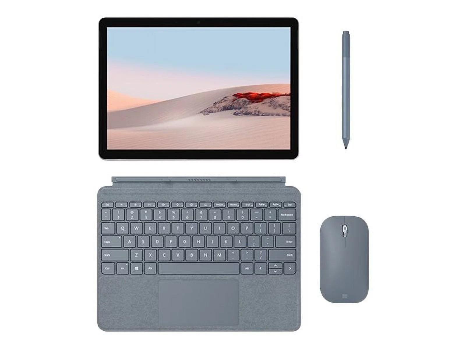 Microsoft Type Cover Keyboard/Cover Case Microsoft Surface Go 2, Surface Go Tablet, Ice Blue