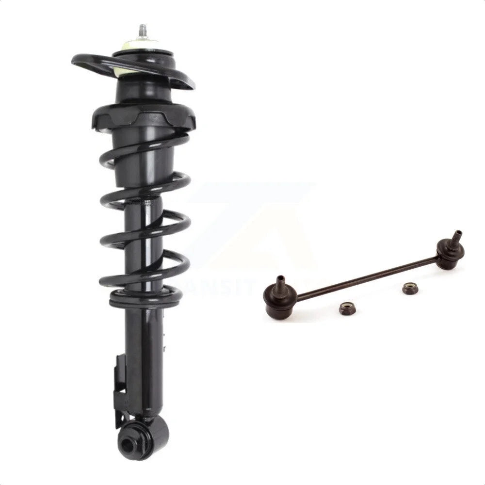 Transit Auto - Rear Left Complete Shock Assembly & TOR Link Kit For Mini Cooper 2007-2008 excludes Convertible Wagon JCW Models 2009-2015 Coupe Countryman Paceman KSS-105443