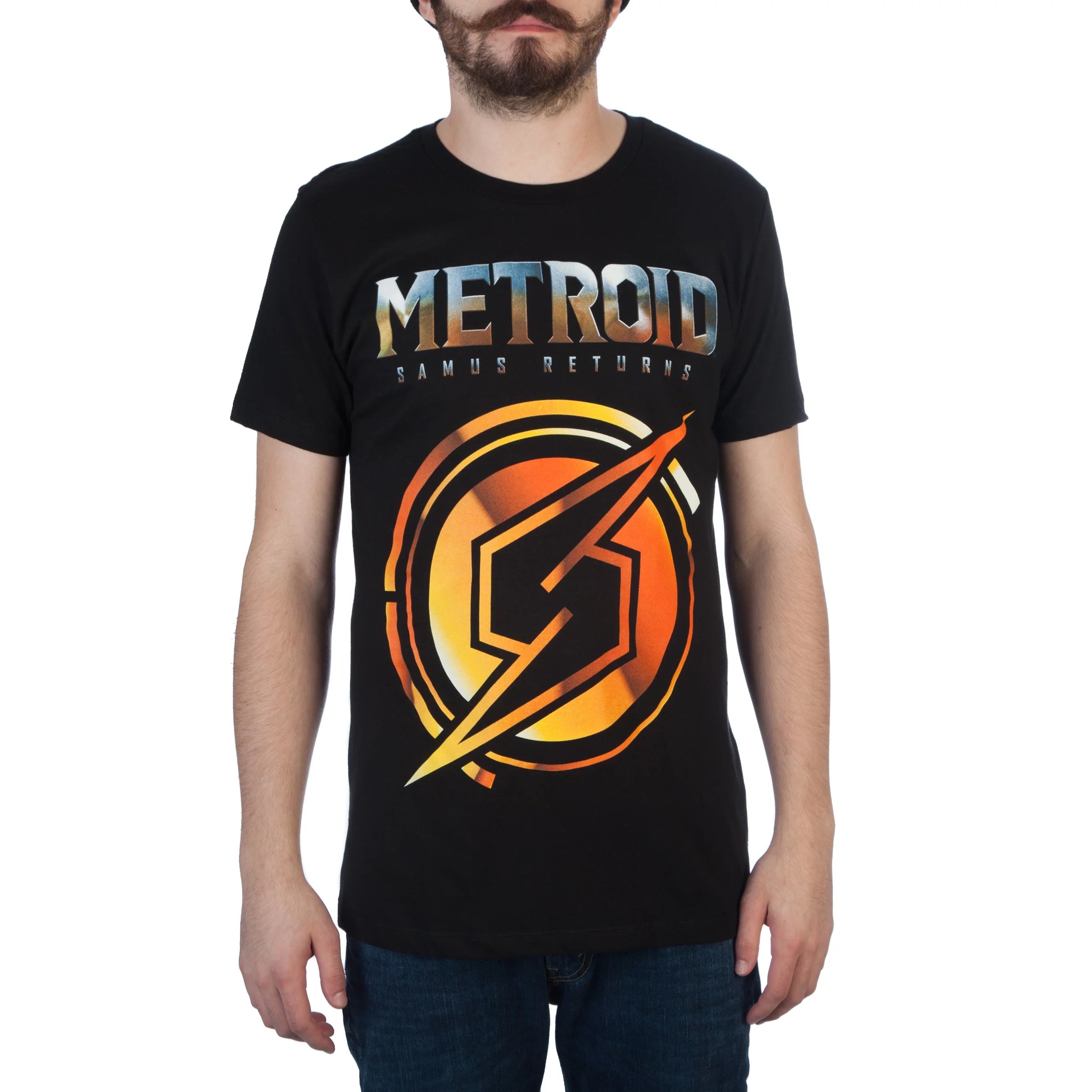 Metroid Black T-Shirt-XXL
