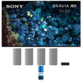 Sony XR77A80L 77 Inch 4K HDR OLED Smart Google TV with PS5 Features with a Sony HT-A9 4.0.4 Channel High Performance Home Theatre System and Walts HDTV Screen Cleaner Kit (2023)