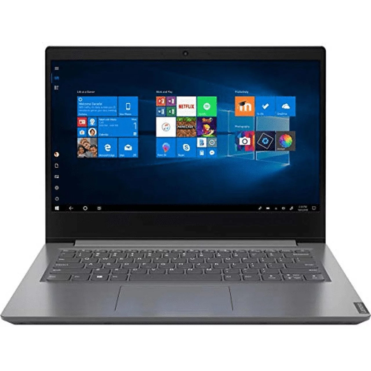 Lenovo V14-IIL 82C401JHUS 14 Full HD Notebook Computer, Intel Core i5-1035G1 1GHz, 8GB RAM, 256GB SSD, Windows 10 Pro, Gray