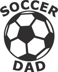 Wall Design Pieces Soccer Dad 16 X 24 Inches