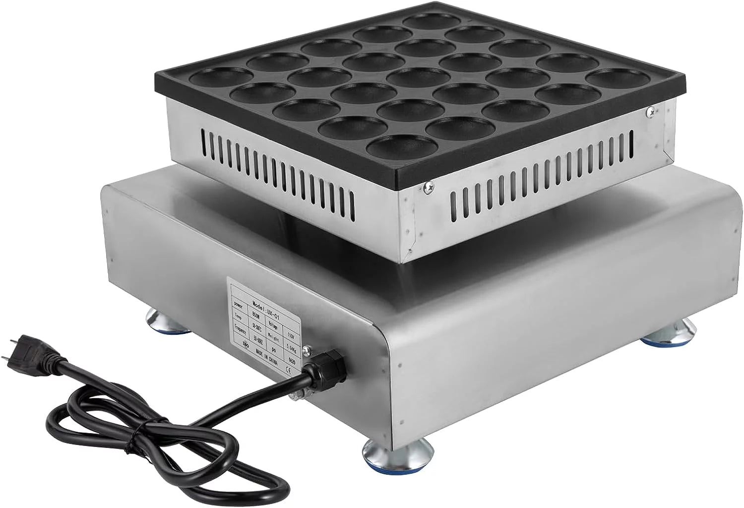 MIDUO Mini Pancake Muffin Machine 25pcs Non-stick Pancake Baker Machine 50-300¡æ Electric Muffin Maker