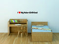 Custom Designs I Love My Poker Girlfriend Boys Card Game 4 X 24 Inches