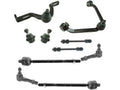 Front Control Arm Ball Joint Tie Rod End Kit 10 Piece - Compatible with 2001 - 2003 Ford Explorer Sport 2002