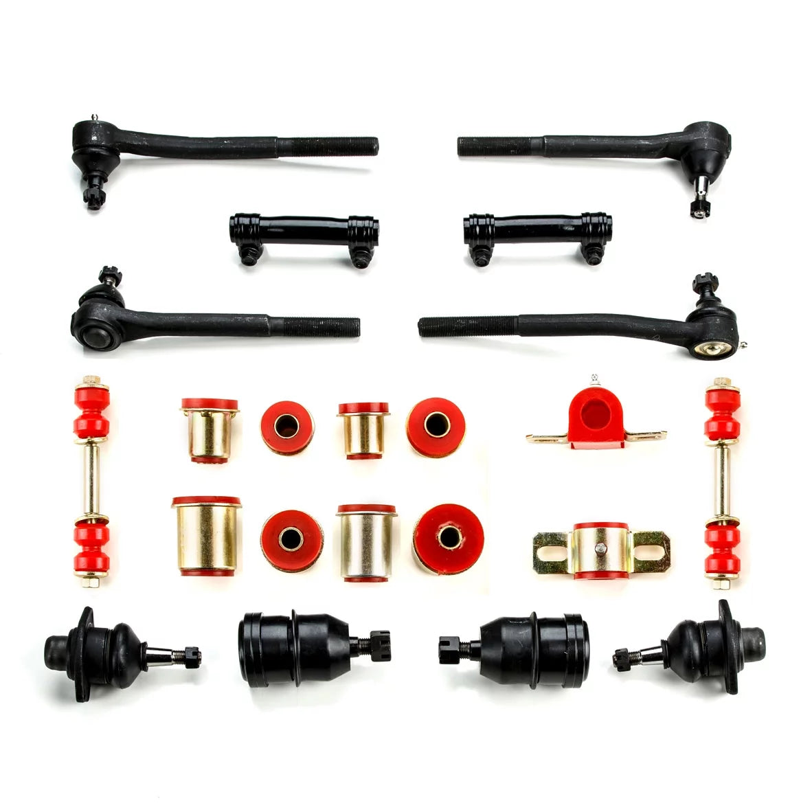 Red Polyurethane Front End Suspension Rebuild Kit Fits 1975 - 1979 Chevrolet Camaro