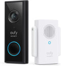 Anker eufy Security, Wi-Fi Video Doorbell Kit, 1080p-Grade Resolution, 120-day Battery, No Monthly Fees, Human Detection, 2-Way Audio, Free Wireless Chime (Requires micro-SD Card)
