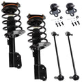 Detroit Axle - 6pc Front Struts Lower Ball Joints Sway Bars Replacement for Pontiac Grand Prix Fits select: 2005 PONTIAC GRAND PRIX GT, 2004 PONTIAC GRAND PRIX GT2