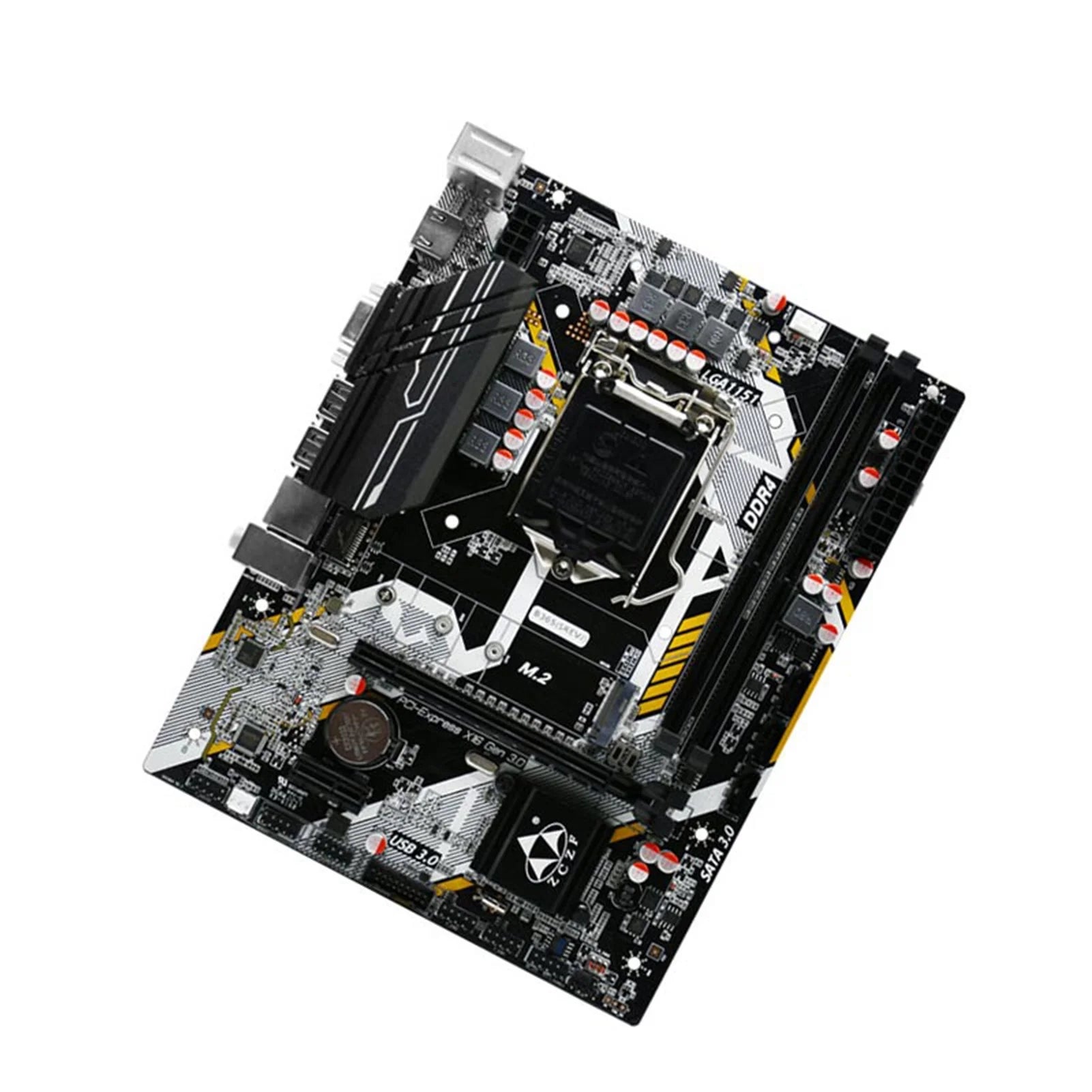 Walmeck motherboard,DDR4 B365A4 Computer CPU Support ERYUE Dual M.2 Realtek 1000Mbit USB3.0 Support Dual Channel Visual DDR4 M.2 M.2 Support