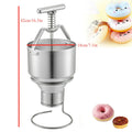 Miumaeov Professional Manual Donut Maker Aluminum Donut Dispenser Doughnut Cake Dropper Maker Depositor with Stand