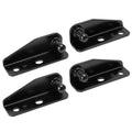 2 Pair 10mm Car Vehicle Ball Studs Mounting Brackets Black for Gas Struts Shocks 67x23x23mm
