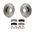 Transit Auto - Rear Disc Brake Rotors And Semi-Metallic Pads Kit For Cadillac DeVille Buick Park Avenue Seville Pontiac Bonneville K8F-101501
