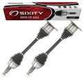 2 pc Sixity Front CV Axle Kit compatible with Chevrolet Avalanche 2007-2013 - Pair Left Right Driver Passenger Complete Axle Shaft Assembly
