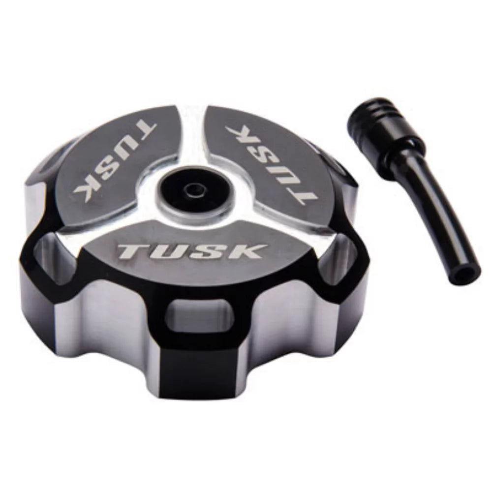 Billet Aluminum Gas Cap Black Machined (No CA) for Yamaha BW350 Big Wheel 1987-1988
