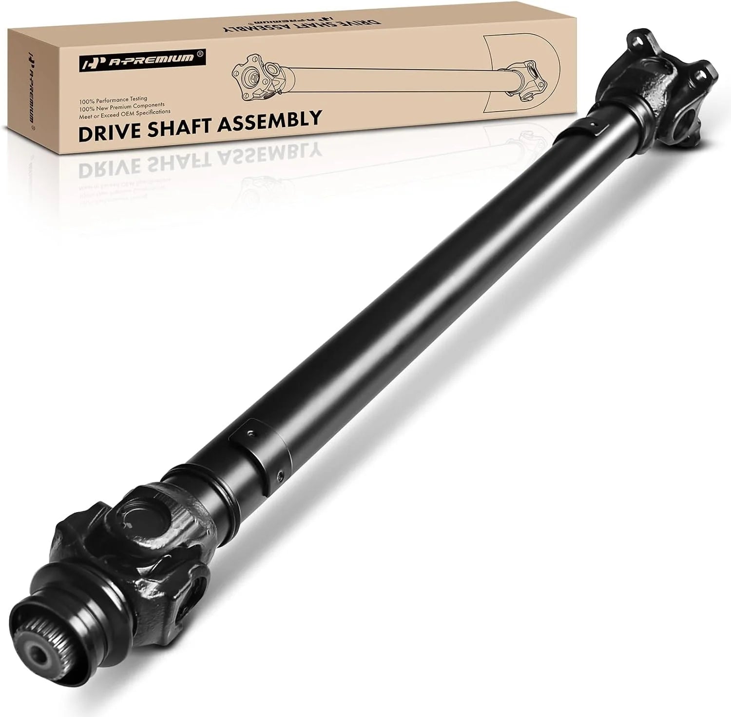 A-Premium Front Drive Shaft Prop Assembly Compatible with BMW F25 X3 2011-2017 F26 X4 2015-2018 AWD