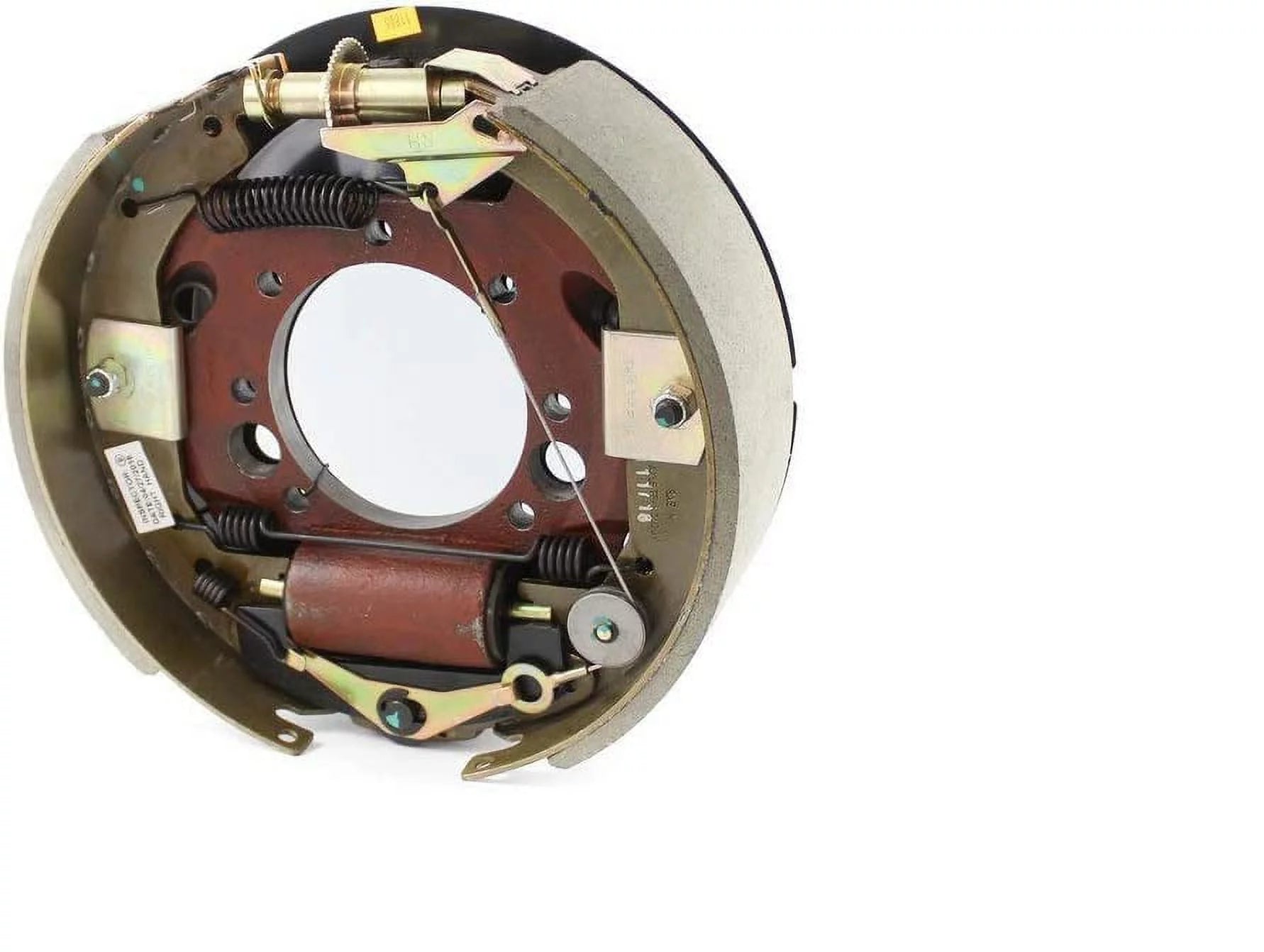 AXLETEK 12-1/4X 3-3/8 7-Bolt 9-10K GD RH Hydraulic Duo Servo Drum Brake for Dexter & Lippert Axle (B1210H-42)