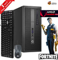 Restored HP EliteDesk 800 G2 Gaming Computer Tower, Intel Core i3 6th Gen. Processor, 8GB DDR4 Ram, 256GB M.2 SSD, 1TB HDD, AMD RX 550 4GB DDR5, Keyboard and Mouse, WiFi Windows 10 Desktop PC (Refurbished)