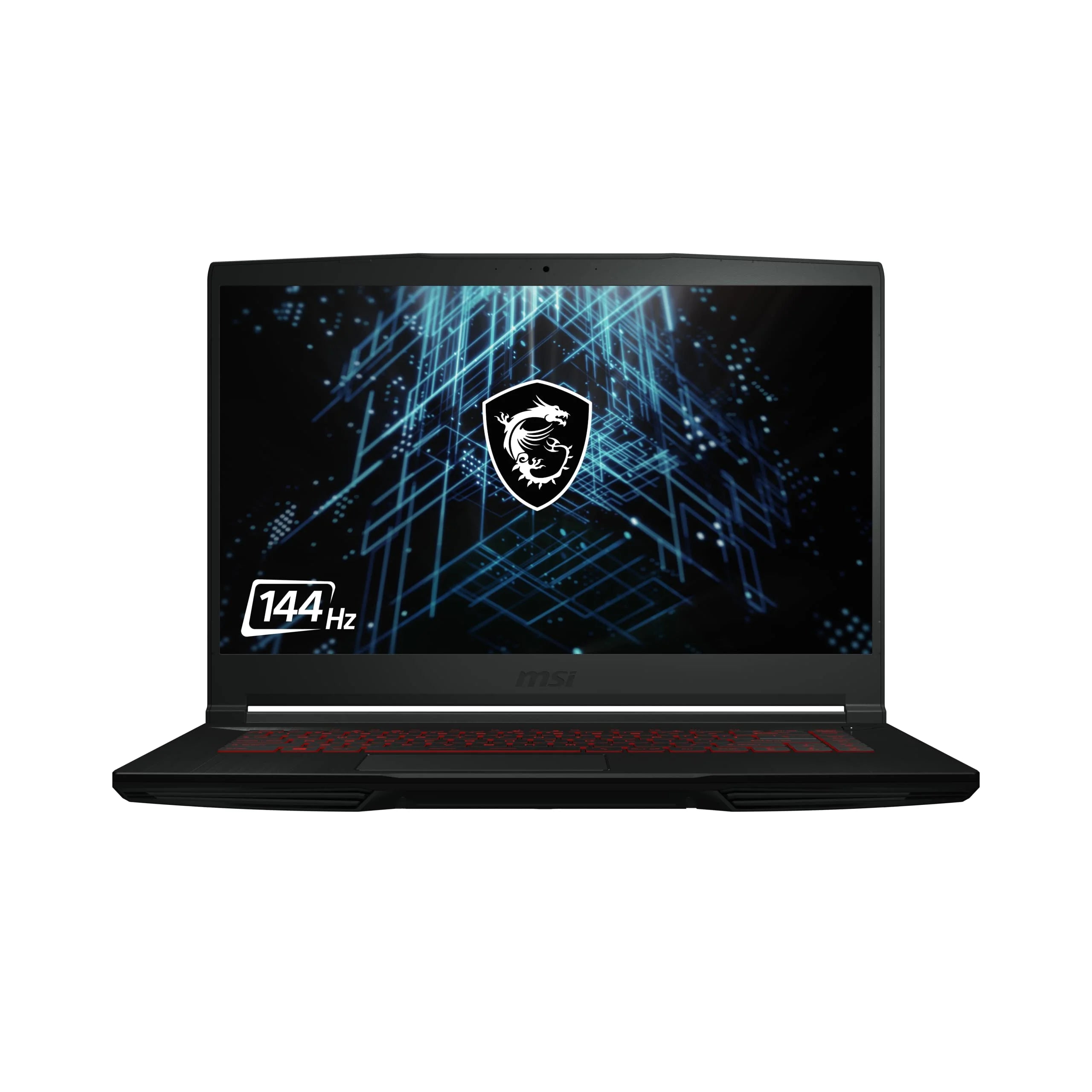 MSI GF63 15.6 144hz Gaming Laptop: Intel Core i7-11800H, RTX 3050, 16GB, 512GB NVMe SSD, Win11 (11UC-1245) Black