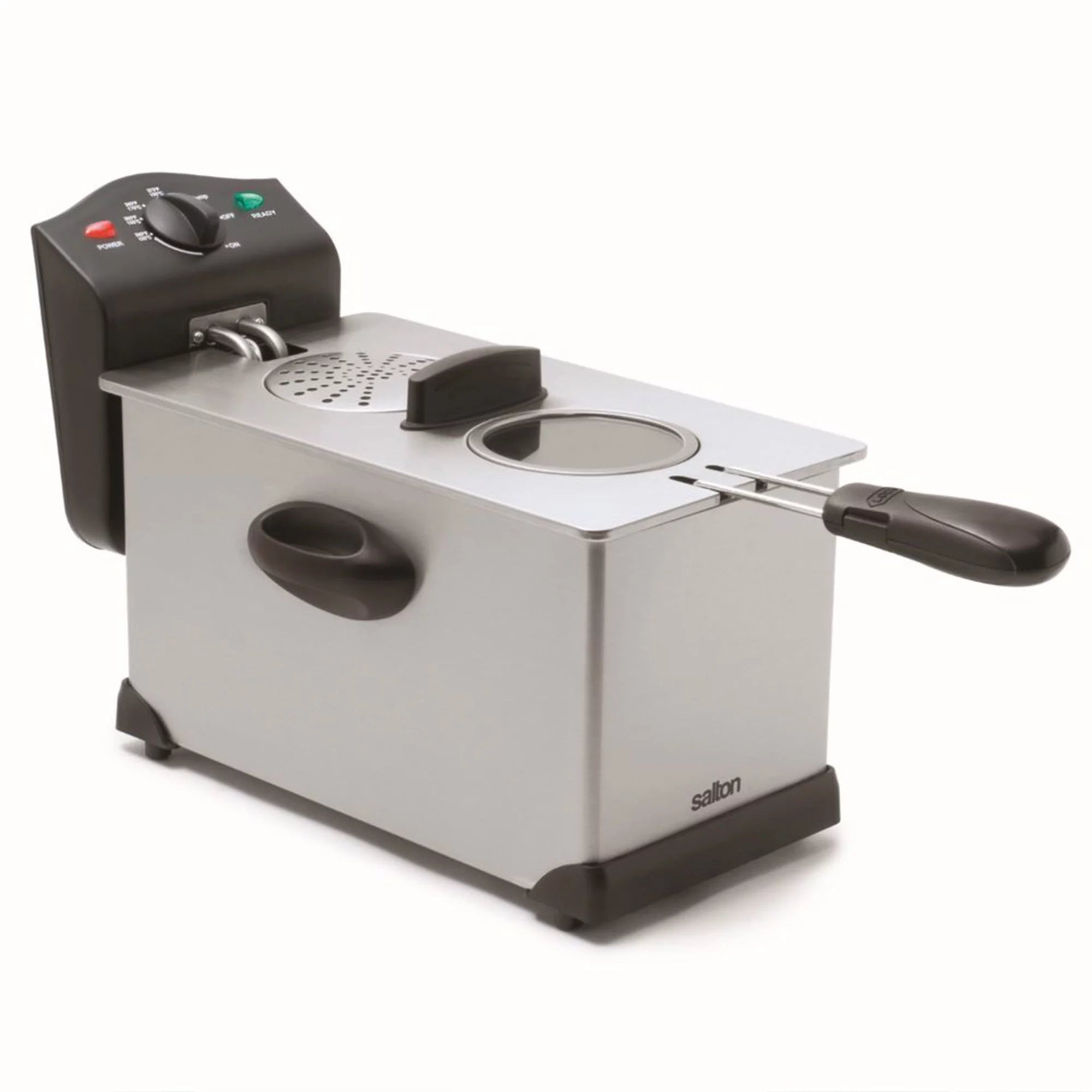 Salton Stainless Steel Deep Fryer, DF1233, Silver