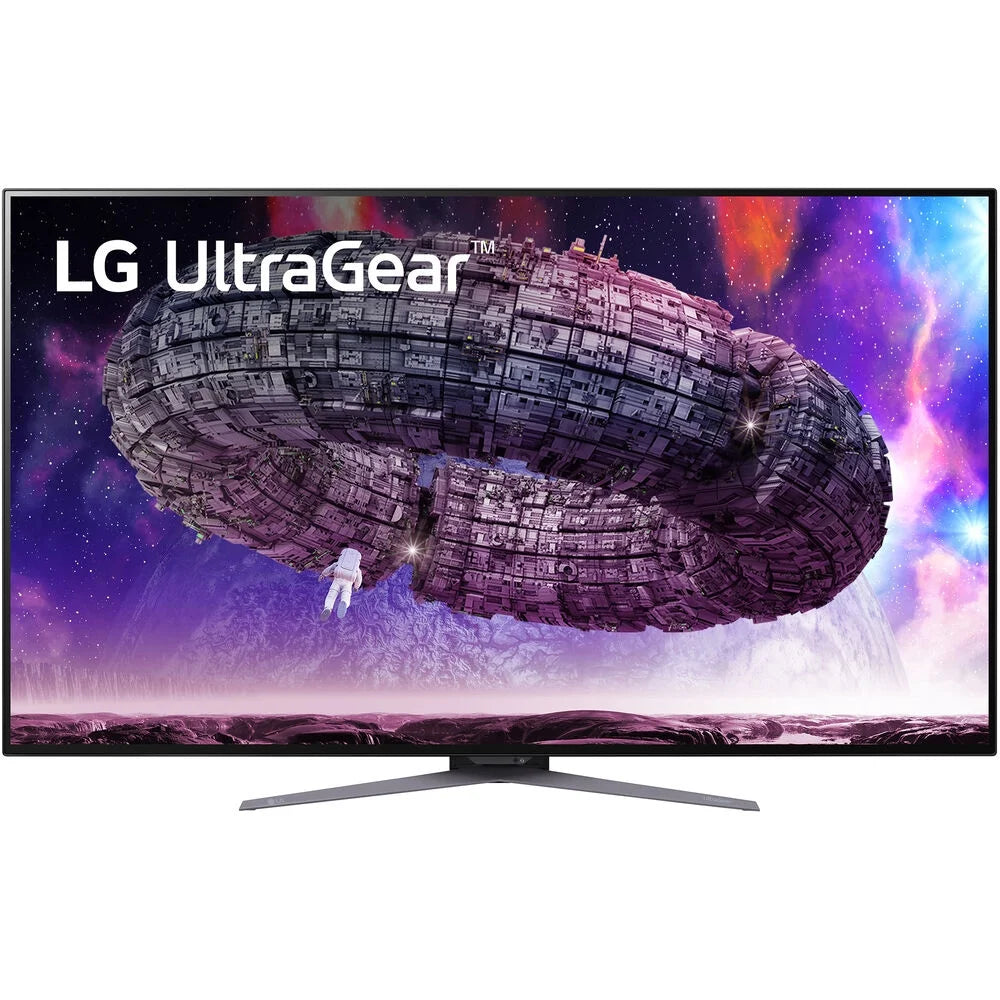 Open Box LG 48GQ900-B 48 Ultragear UHD OLED Gaming Monitor with Anti-Glare, 1.5M : 1 Contrast Ratio & DCI-P3 99% (Typ.) w/ HDR 10.1ms (GtG) 120Hz Refresh Rate, HDMI 2.1 with 4-Pole Headphone Out