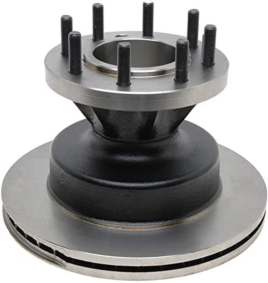 ACDelco Silver Front Disc Brake Rotor and Hub Assembly 18A724A Fits select: 1995-2007 FORD ECONOLINE