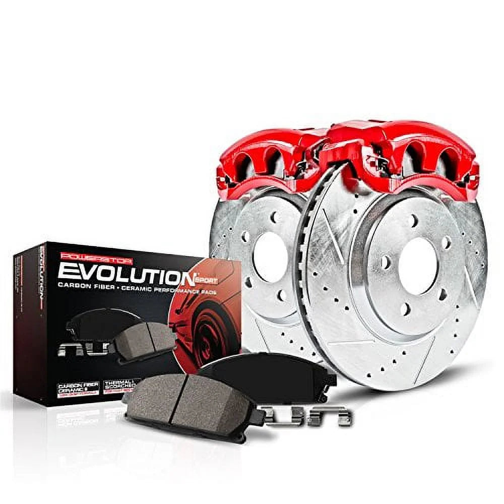 Powerstop KC2560 PSBKC2560 FRONT 1 CLICK KIT W/CALIPERS Fits select: 2005-2006 CHRYSLER 300C TOURING, 2010 DODGE CHARGER SXT