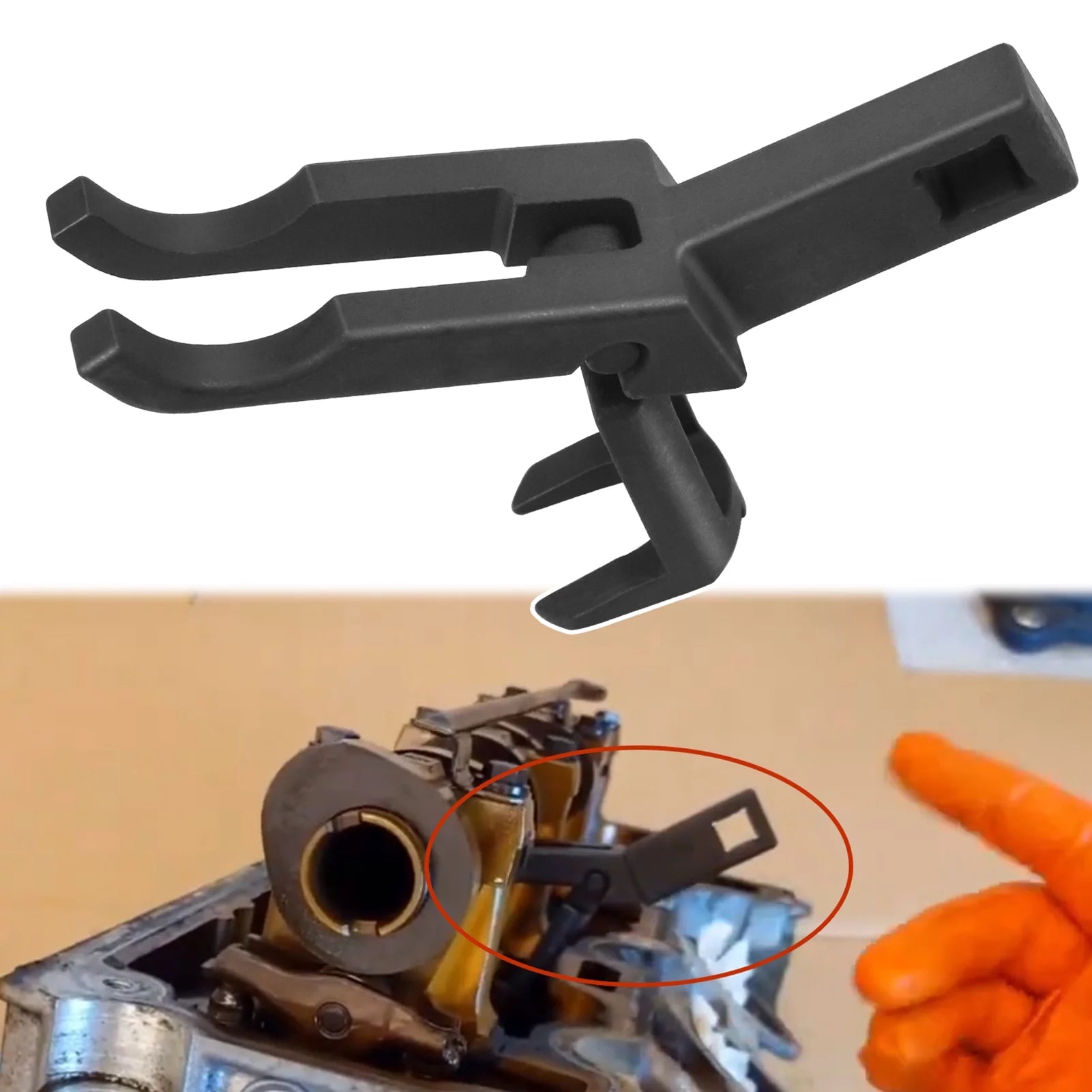 Apexeon Valve Spring Compressor Removal Tool£¬ Replacement for Lincoln and 2V Engines£¬ Manual Dismantling Device for Convenient Engine Disassembly