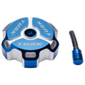 Billet Aluminum Gas Cap Blue Machined (No CA) for Yamaha WR400F 1998-2000
