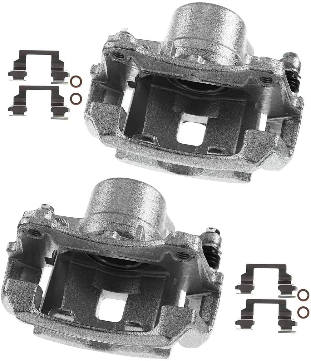 A-Premium Brake Caliper Assembly Compatible with Chevrolet Cobalt 2005-2008 HHR Pontiac G5 Saturn Ion Front Driver and Passenger Side 2-PC