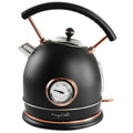 1.8 Liter Half Circle Electric Tea Kettle with Thermostat in Matte Black