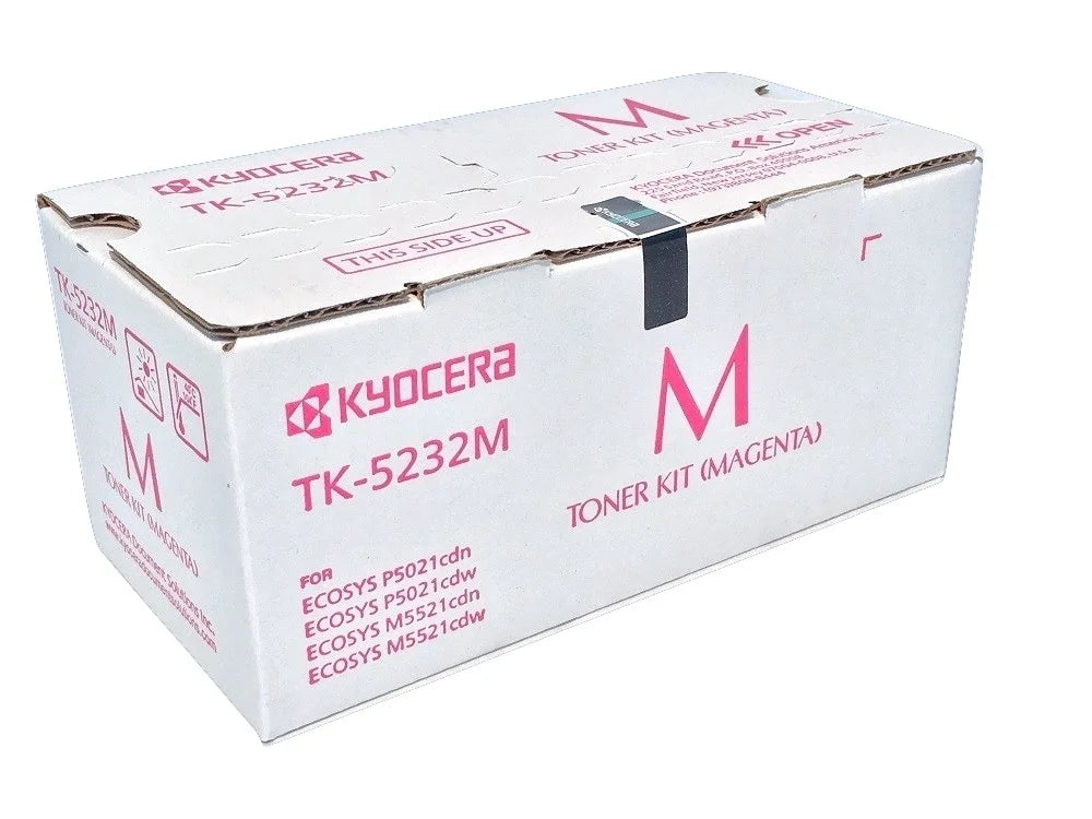 Kyocera TK-5232M Original High Yield Laser Toner Cartridge - Magenta - 1 Each - 2200 Pages