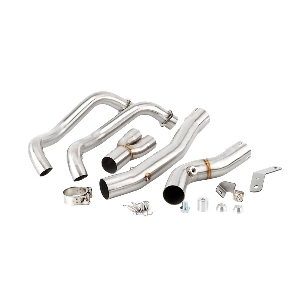 For Yamaha R7 2021 2022 2023 YZF R7 YZF-R7 Escape Motorcycle Exhaust Muffler Header High Level Link Pipe 51mm Slip-on