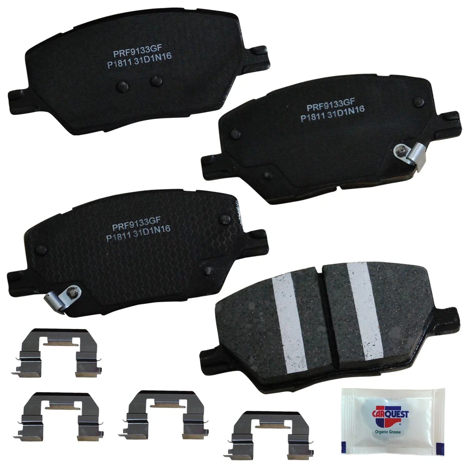 Carquest Professional Platinum Ceramic Brake Pads - Front (4-Pad Set)