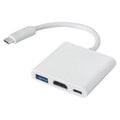 Micro Connectors USB31-UCHDMIU3 USB Type-C To HDMI, USB Type-C & USB 3.0 A Adapter, White