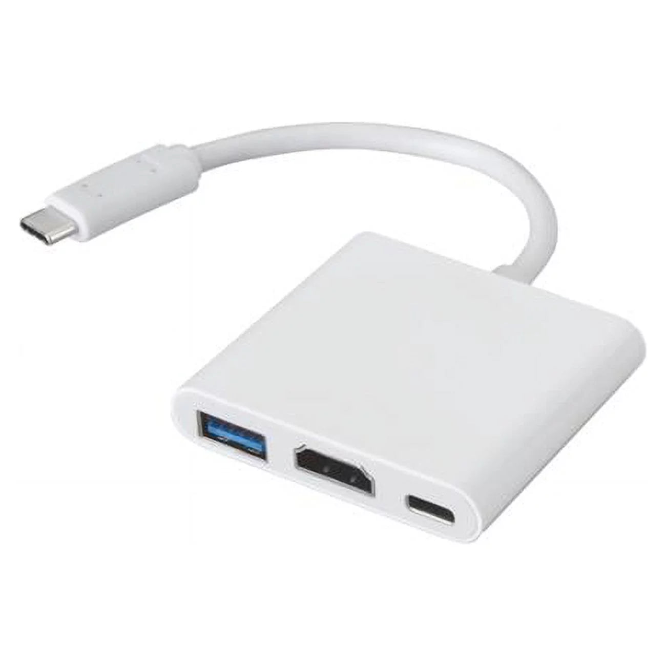 Micro Connectors USB31-UCHDMIU3 USB Type-C To HDMI, USB Type-C & USB 3.0 A Adapter, White