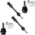 Detroit Axle - 2WD Front Sway Bar Lower Ball Joints Replacement for 2002-2012 Dodge Ram 1500