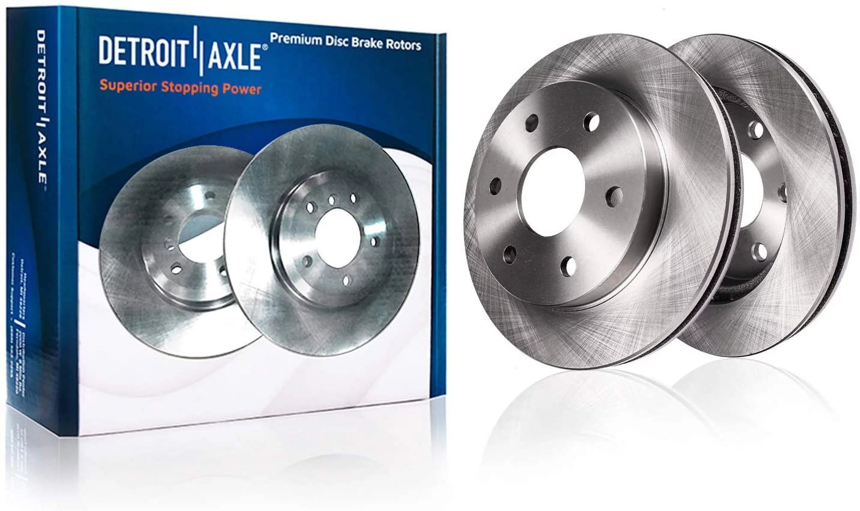 Detroit Axle - 330mm Rear Brakes and Rotors Brake Replacement for Chevy Express GMC Savana 1500 Fits select: 2001,2003 CHEVROLET SILVERADO K1500