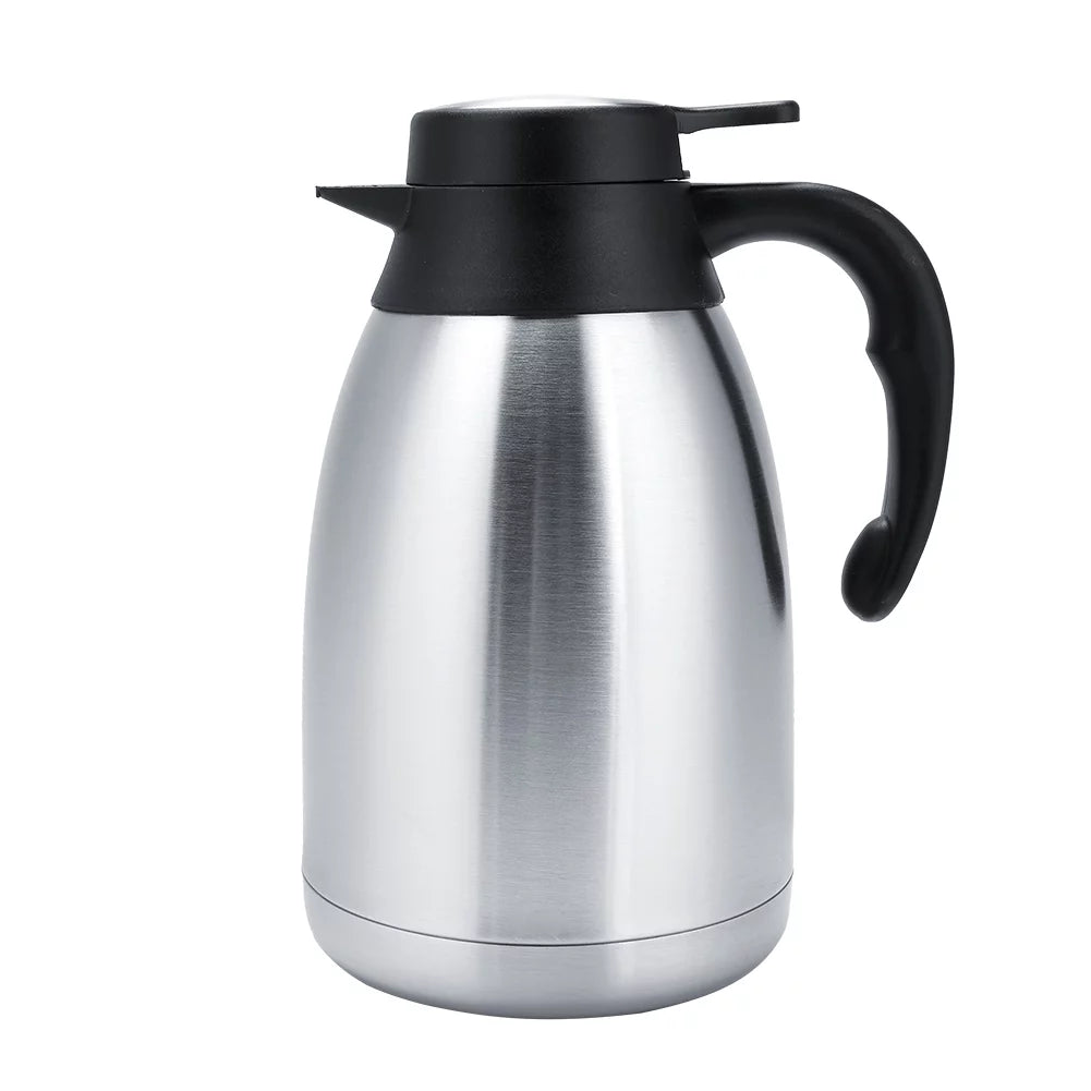 Durable Vacuum Insulated Water Pot Stainless Steel Thermos Coffee Tea Water Pot(1.5L)