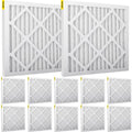 Bentism Filter Replacement, 16''x16'' AC Filter, 12pcs HVAC Pleated Air Filter, AC Furnace Filter Replacement Set, MERV 8, Good for Home, Commercial Capture Particles, Fit for Dri-Eaz DefendAir HEPA