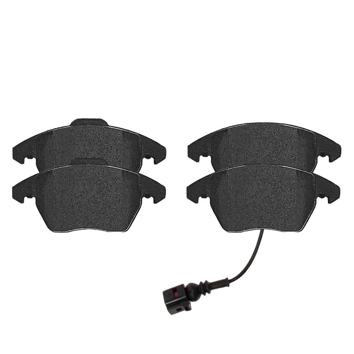 AutoShack Front Performance Ceramic Brake Pad Kit Driver and Passenger Side Replacement for 2009-2017 VW Tiguan 2012-2020 Passat 2017-2018 Tiguan Limited 2015-2018 Audi Q3 Quattro 1.8L 2.0L V6 AWD FWD