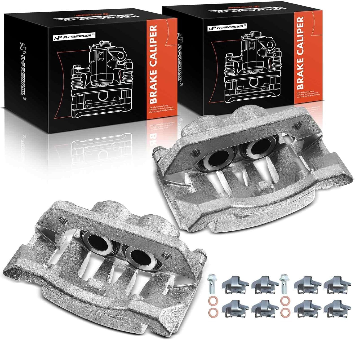 A-Premium Brake Caliper Assembly Replacement for Ford F-250 Super Duty F-350 Super Duty 2008-2012 Rear Left and Right 2-PC