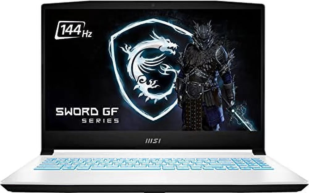 MSI Sword Gaming Laptop 2023, 15.6 FHD 144Hz IPS, 12th Intel Core i5-12450H 8-Core, 16GB DDR4 512GB NVMe SSD, NVIDIA GeForce RTX 3050 4GB GDDR6, Backlit Keyboard, Windows 11, COU 32GB USB