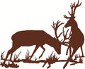 Living Room Art Two Elk Fighting 16 X 24 Inches